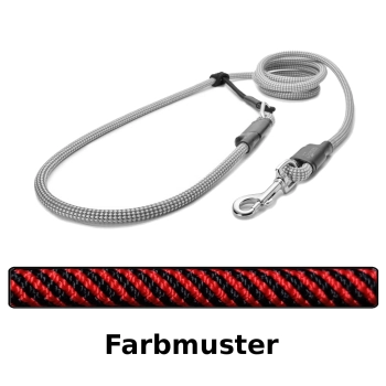 EASYLONG Hundeleine - M - 2,5m - devil swirl
